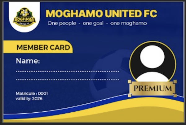 MOGHAMO MEMBER CARD - PREMIUM