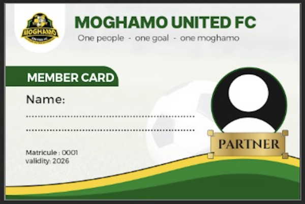 MOGHAMO MEMBER CARD - PARTNER
