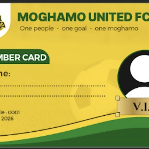 MOGHAMO MEMBER CARD - V.I.P