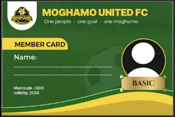 MOGHAMO MEMBER CARD - BASIC