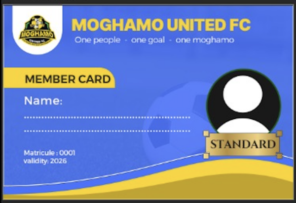 MOGHAMO MEMBER CARD - STANDARD