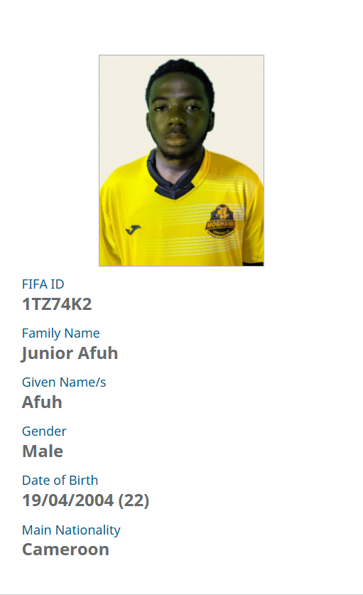 Afuh Junior
