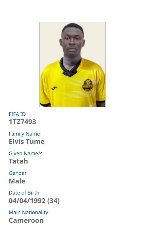 Elvis Tume